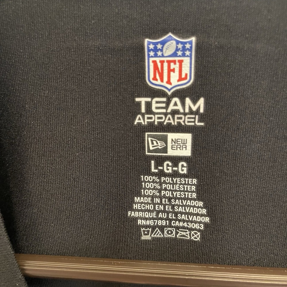 New Orleans Saints NFL Combine New Era‎ Black Long Sleeve Active Shirt Mens L - Picture 4 of 6